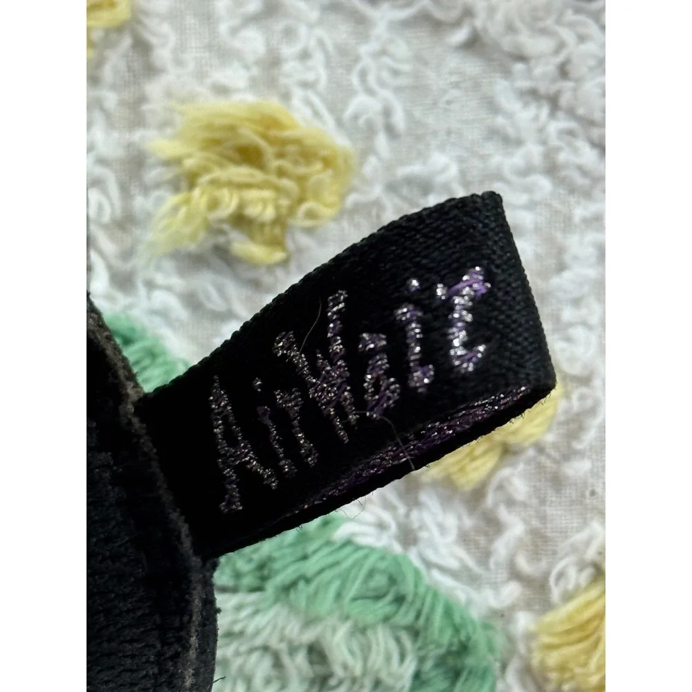 Dr. Martens Marlowe‎ Buckle J Black Holographic Platform Sandals Kids Size 2 US